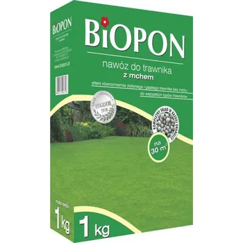 Hnojivo Biopon Trávníkové hnojivo proti mechu 1 kg