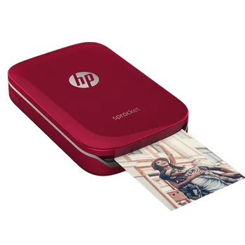 Tiskárna HP Sprocket Photo Printer červená