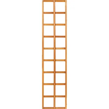 Opora na rostlinu Ozdobná mřížka bez rámu z tvrdého dřeva 180x40 (Ozdobná dřevěná mříž z tvrdého dřeva)