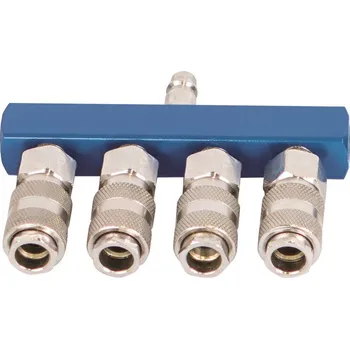 Scheppach vzduchová rozbočka se 4 rychlospojkami 7906100725