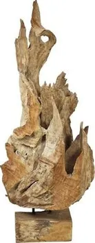 Umělá květina Europalms dekorativní socha přírodního dřeva