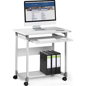 Kancelářský nábytek Pojízdný stolek pro PC 75 FH - Šedý