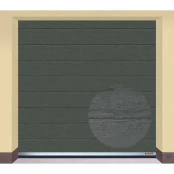 Garážová vrata AMPEL s.r.o. Sekční garážová vrata ANTRACIT RAL 7016 CL 255×255 cm s elektrickým pohonem - Montáž do rodinného domu - 3 000 Kč