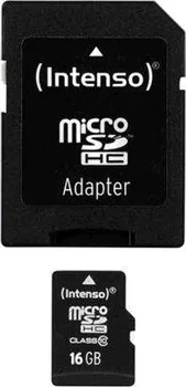 Paměťová karta TDK microSDHC 16 GB Class 10 + SD adaptér (t78727)