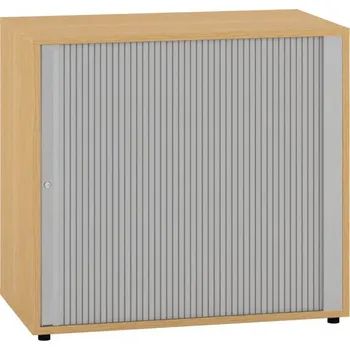 Policová skříň Skříň 800x450x742 mm Alfa 7021031 (Kancelářská skříň Alfa roletová)