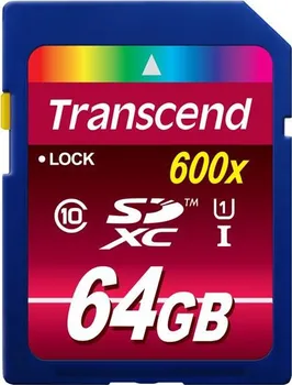 Paměťová karta Transcend Ultimate 600x SDXC 64 GB Class 10 UHS-0 U1 (TS64GSDXC10U1)