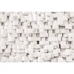 3D fototapeta Cube Gravity 8-207 bílé kostky, krychle v prostoru / 3D Obrazové tapety a fototapety na zeď Komar (368 x 254 cm)