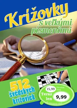 Kniha Krížovky s veľkými písmenami: 512 švédskych krížoviek - Kolektiv (SK)