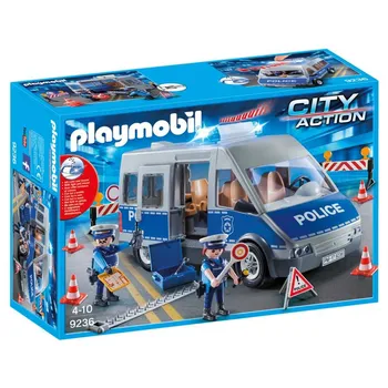 Stavebnice Playmobil Playmobil 9236 Policejní anton se zátarasy