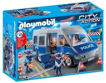 Stavebnice Playmobil Playmobil 9236 Policejní anton se zátarasy