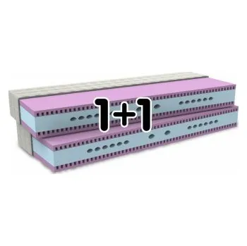 Matrace TANTRA 1 + 1 ZDARMA - MPO, zdravotní matrace + DÁREK anatomický polštář, AKCE DOPRAVA ZDARMA NENAŠLI JSTE POŽADOVANÝ ROZMĚR? - PRO ATYPICKÝ ROZMĚR NÁS PROSÍM KONTAKTUJTE, Aloe Vera - potah z aloe vera