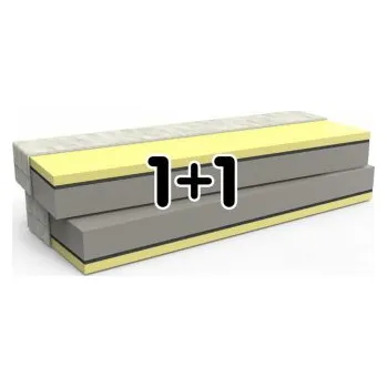 Matrace HORSE ELASTIC 1 + 1 ZDARMA - MPO, matrace z koňských žíní + DÁREK anatomický polštář, AKCE DOPRAVA ZDARMA 200 x 190 cm ATYPICKÝ ROZMĚR, Health Care - nepropustný