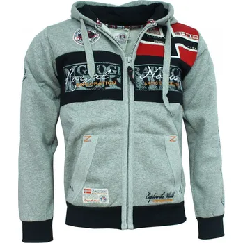Pánská mikina Geographical Norway Flyer Men šedá XXL