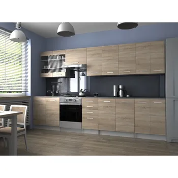 Kuchyňská linka Nábytek PEGAS s.r.o. Kuchyňská Linka Pamis 320/260 dub sonoma