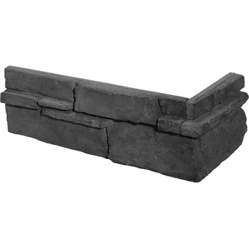 Obklady Stegu Betonový roh STEGU GRENADA 5 graphite