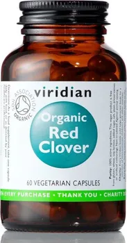 Přírodní produkt Viridian Organic Red Clover - jetel luční 60 cps.