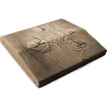 Betonová plotová stříška imitace dřeva Velikost: 25cm