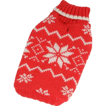 Obleček pro psa I love pets Norsko svetr červený