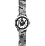 CLOCKODILE Svítící šedé chlapecké hodinky CLOCKODILE ARMY CWB0032 s maskáčovým vzorem (CLOCKODILE Svítící šedé chlapecké hodinky CLOCKODILE ARMY CWB0032 s maskáčovým vzorem)