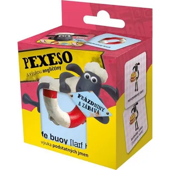 Pexeso Presco Group Ovečka Shaun na prázdninách