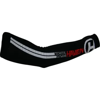 cyklistický dres Návleky na ruce HAVEN SOFTIES černo/bílé XL