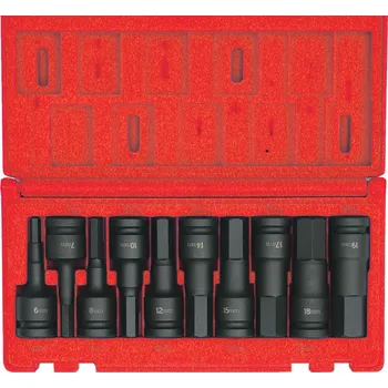 Gola sada Sada bitů nástrčných rázových 1/2" 10.dílná sada