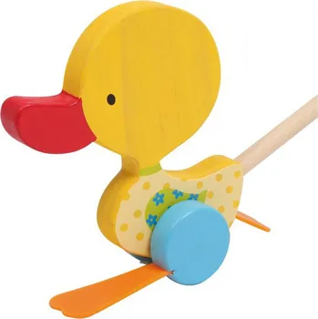 Dřevěná hračka Legler Strkadlo kačka blátotlačka