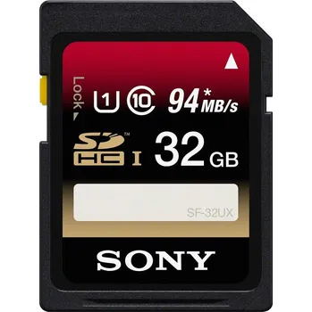 Paměťová karta Sony Expert SDHC 32 GB Class 10 UHS-I U3 (SF-32UX)