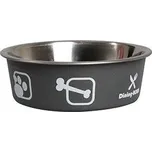 Miska nerezová s plastovým opláštěním šedá 21.5cm 1500ml