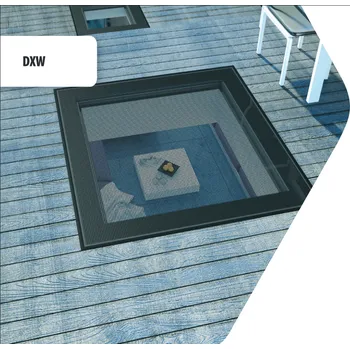 Okno Fakro DXW DW6 s pochozím sklem Rozměry oken: 60x60 cm