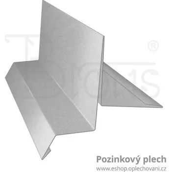 Střešní lemovaní Závětrná lišta rš 250 pozink