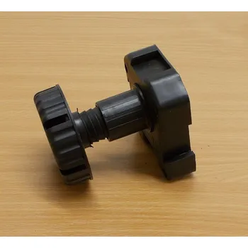 Stolová podnož Nožka soklová rekt. STRONG BIG ,černá 100 mm,1ks