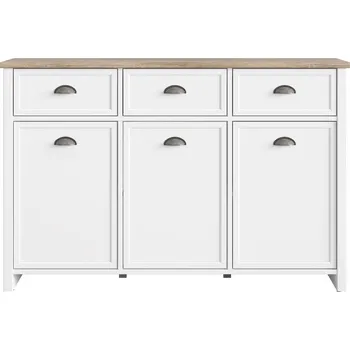 Komoda BRW Cannet KOM3D3S bílá