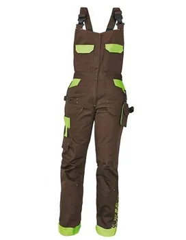 montérky CRV Yowie hnědé/zelené kalhoty s laclem