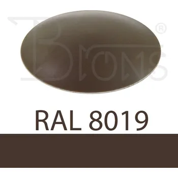 Střešní lemovaní Klobouček krycí - tmavě hnědá RAL 8019