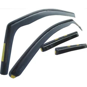 Plexi ofuk oken PEUGEOT 206 5D combi (1998+) OFUKY PŘEDNÍ + ZADNÍ