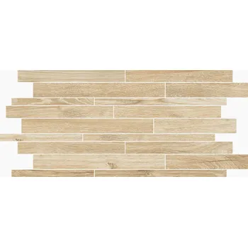 Stavební materiál Eiche Mattoncino Landhaus - dlaždice mozaika 30x60 béžová ECH446K