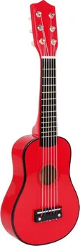 Hudební nástroj pro děti Legler Kytara červená 6 strun