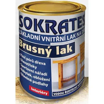 barva a nátěr na dřevo SOKRATES brusný základní lak 9kg Barva: bezbarvá