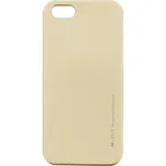Goospery Mercury i-Jelly TPU Case pro iPhone 5/5S/SE zlaté