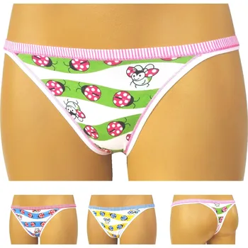 Dámské spodní prádlo Jadea Jiadea 901 L 3ks dámská tanga