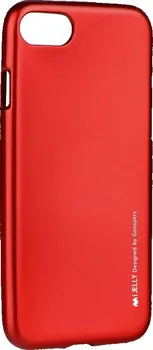 Pouzdro na mobilní telefon Goospery i-Jelly Case Mercury pro iPhone 7 červené