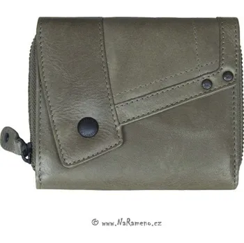 Peněženka Malá šedá peněženka Aunts and Uncles na zip a cvoček Lotta