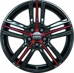 Ronal R57 jetblack-red spoke 7,5x18…