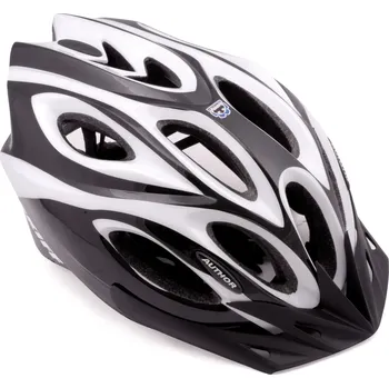 Cyklistická přilba Author Skiff Inmold 115 černá/bílá