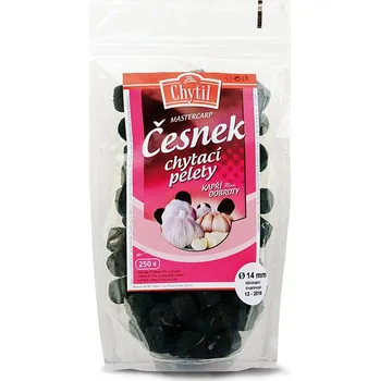 CHYTIL Pelety s dírou Česnek 250gr 20mm (CHYTIL Pelety s dírou Česnek 250gr 20mm)