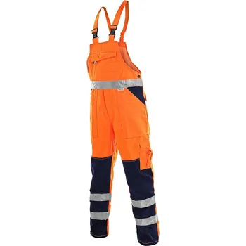 montérky CXS Norwich oranžové kalhoty s laclem