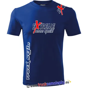 Pánské tričko Truck tričko EXTREME STREET SPECIAL v barvě modré (Kvalitní bavlněné triko vysoké gramáže 200g/m2 s potiskem)