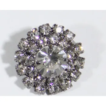 Knoflík Knoflík štrasový K6A, průměr 12 mm