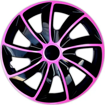 Poklice na kolo Kryty kol Quad Bicolor Pink 14" 1 poklice